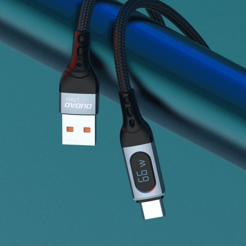 Kup Cablul Dudao USB - USB-C încărcare rapidă PD 66W negru (L7Max) - DDA208 - {ean13} - Sklep Home Screen