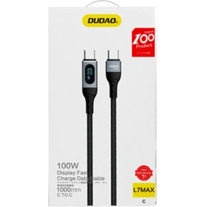 Kup Kabel Dudao USB-C - USB-C încărcare rapidă PD 100W negru (L7MaxC) - DDA210 - {ean13} - Sklep Home Screen
