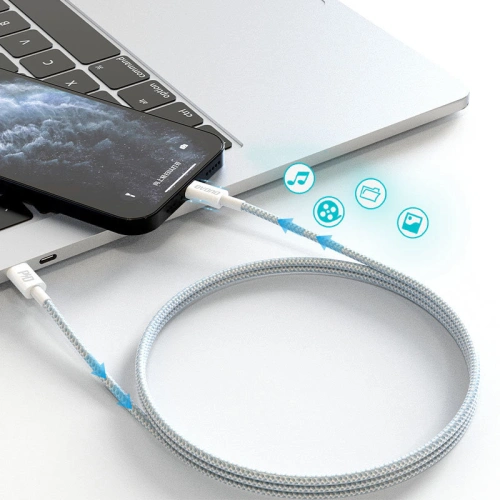 Kup Cablul Dudao USB-C/Lightning PD 20W alb (L6E) - DDA211 - {ean13} - Sklep Home Screen