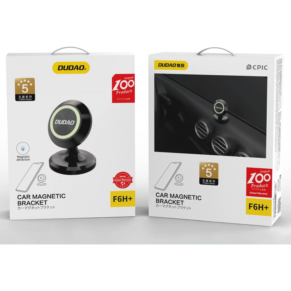 Uchwyt samochodowy magnetyczny Dudao czarny (F6H+)