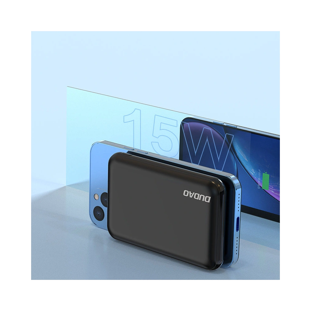 Powerbank z ładowaniem bezprzewodowym Dudao 15W 10000mAh czarny (TGK1)