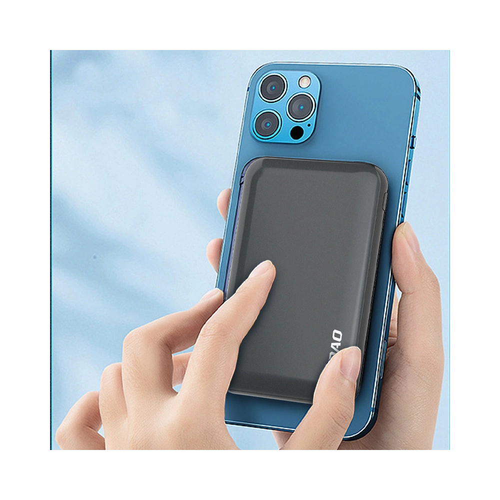 Powerbank z ładowaniem bezprzewodowym Dudao 15W 10000mAh czarny (TGK1)