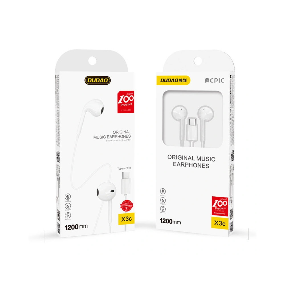 Słuchawki Dudao USB-C biały (X3C)