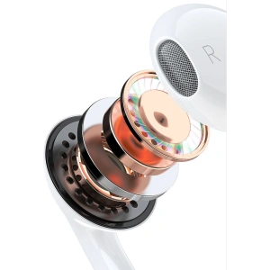 Dudao in-ear headphones with 3.5mm minijack connector white (X14PRO)