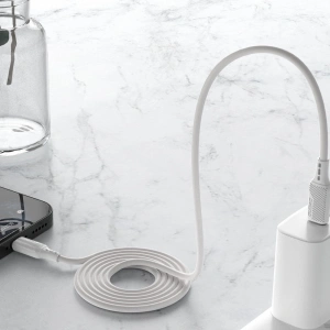 Kabel Dudao USB-C/Lightning 20W PD 1m bílý (L6S_1M)