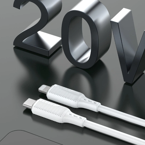 Kup Kabel Dudao USB-C/Lightning 20W PD 1m bílý (L6S_1M) - DDA221 - {ean13} - Sklep Home Screen
