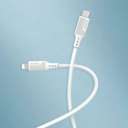 Buy Dudao USB Type C - Lightning cable for charging and data transfer 20W PD 1m white (L6S_1M) - DDA221 - {ean13} - Home Screen Store Europe