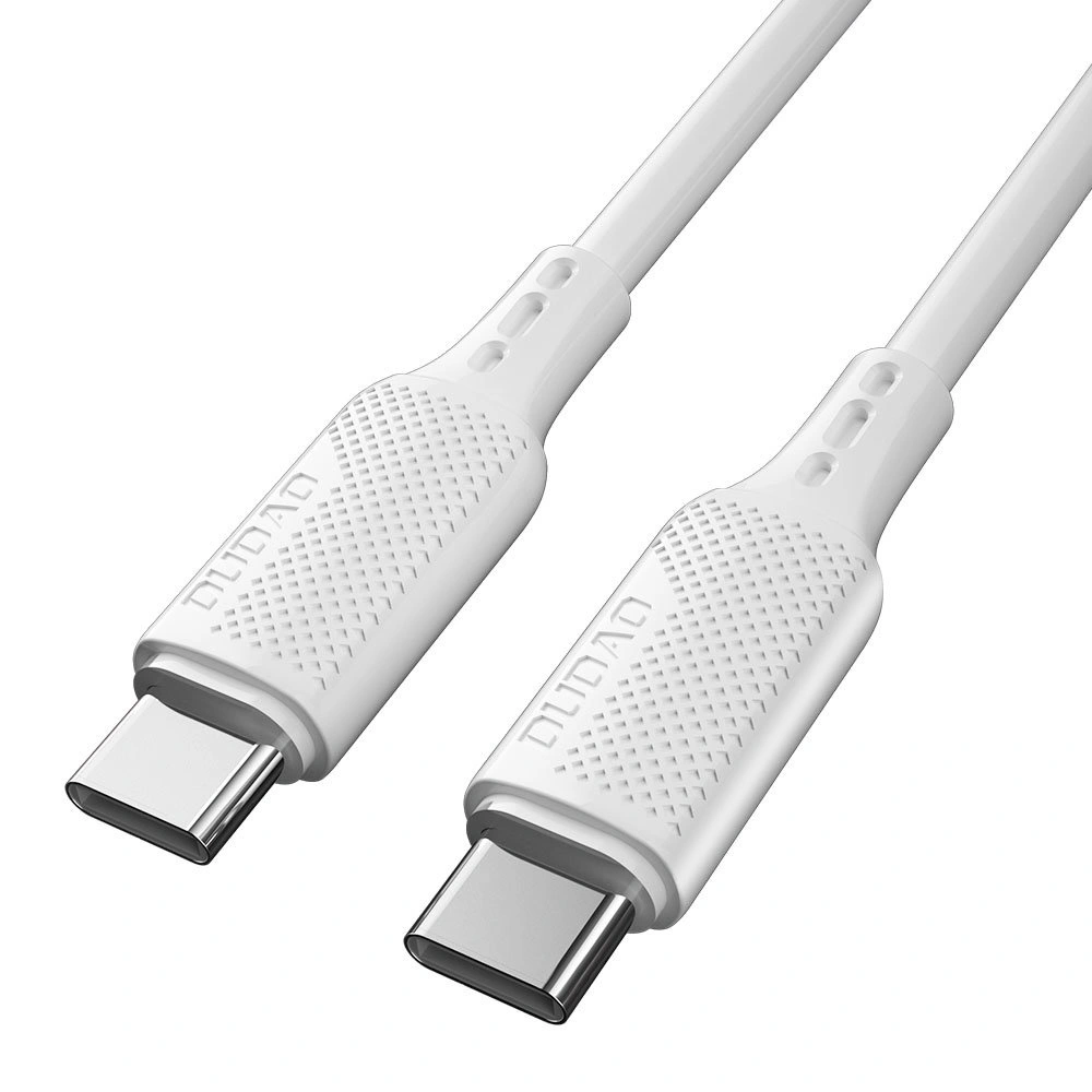 Kabel Dudao USB-C do ładowania i transferu danych 100W PD 1m biały (L5S_1M)