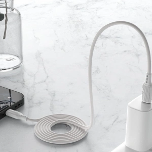 Kabel Dudao USB-C pro nabíjení a přenos dat 100W PD 1m bílý (L5S_1M)