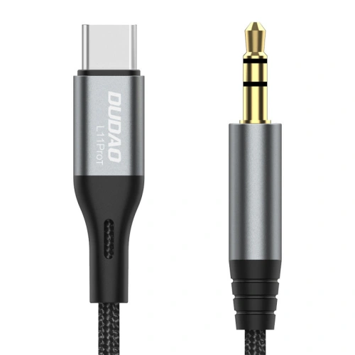 Kup Audio kábel Dudao USB-C - mini jack 3.5mm szürke (L11PROT) - DDA223 - {ean13} - Sklep Home Screen