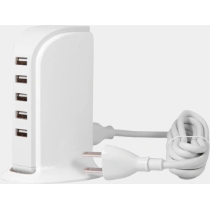 Kup Încărcător de rețea Dudao 5x USB cu cablu de rețea integrat EU alb (A5EU) - DDA226 - {ean13} - Sklep Home Screen