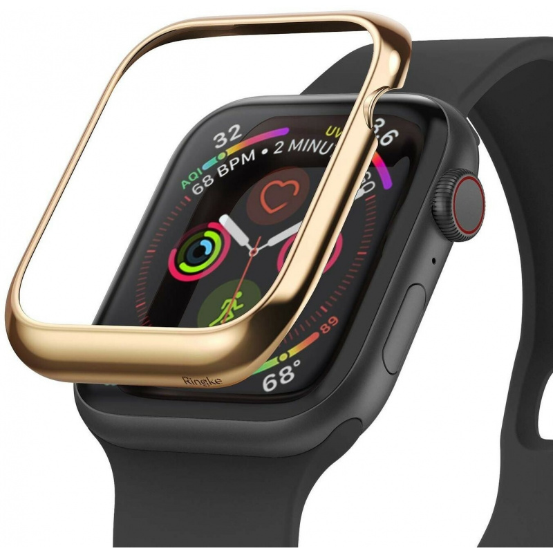 Kup Nakładka Ringke Bezel Styling Apple Watch 4/5/6/7/SE/8/9 40/41MM stal nierdzewna Glossy Gold AW4-40-05 - 8809659044364 - RGK1097GGLD - Homescreen.pl