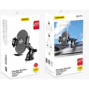 Buy Dudao Telescopic Gravity Car Windshield Mount Holder Black (new F2S black) - DDA229 - {ean13} - Home Screen Store Europe