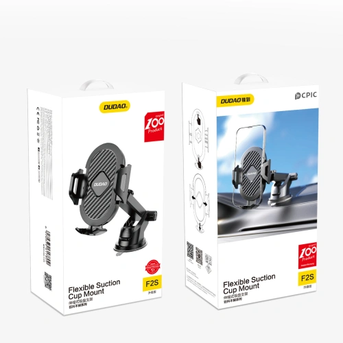 Buy Dudao Telescopic Gravity Car Windshield Mount Holder Black (new F2S black) - DDA229 - {ean13} - Home Screen Store Europe