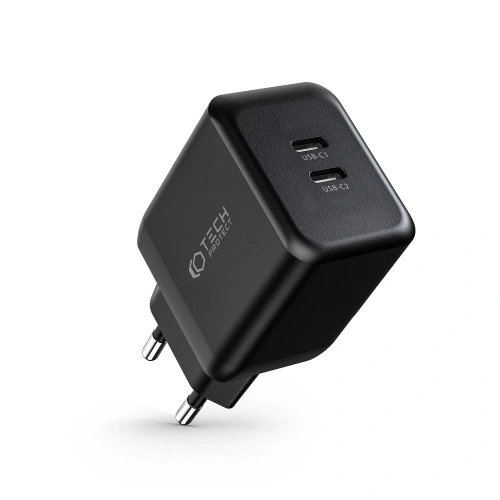 Kup Hálózati töltő Tech-Protect C35W 2-portos hálózati töltő PD 35W fekete - THP1456 - {ean13} - Sklep Home Screen