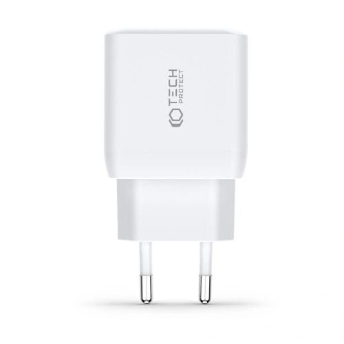 Kup Încărcător de rețea Tech-Protect C35W Încărcător de rețea cu 2 porturi PD 35W Alb - THP1457 - {ean13} - Sklep Home Screen