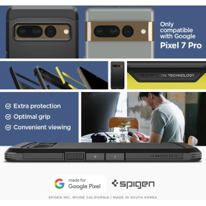 Kup Etui Spigen Tough Armor Google Pixel 7 Pro Fekete - SPN2550 - {ean13} - Sklep Home Screen