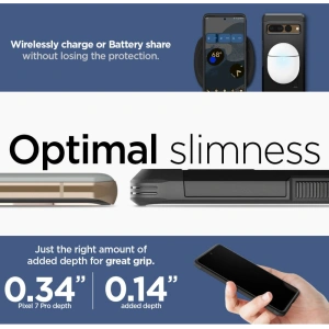 Case Spigen Tough Armor Google Pixel 7 Pro Schwarz