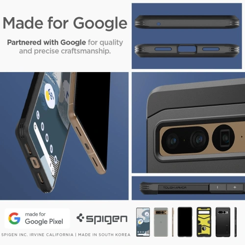 Kup Case Spigen Tough Armor Google Pixel 7 Pro Schwarz - SPN2550 - {ean13} - Sklep Home Screen