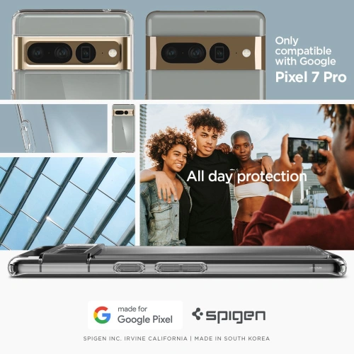 Kup Case Spigen Ultra Hybrid Google Pixel 7 Pro Crystal Clear - SPN2551 - {ean13} - Sklep Home Screen