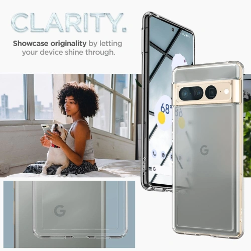 Kup Case Spigen Ultra Hybrid Google Pixel 7 Pro Crystal Clear - SPN2551 - {ean13} - Sklep Home Screen