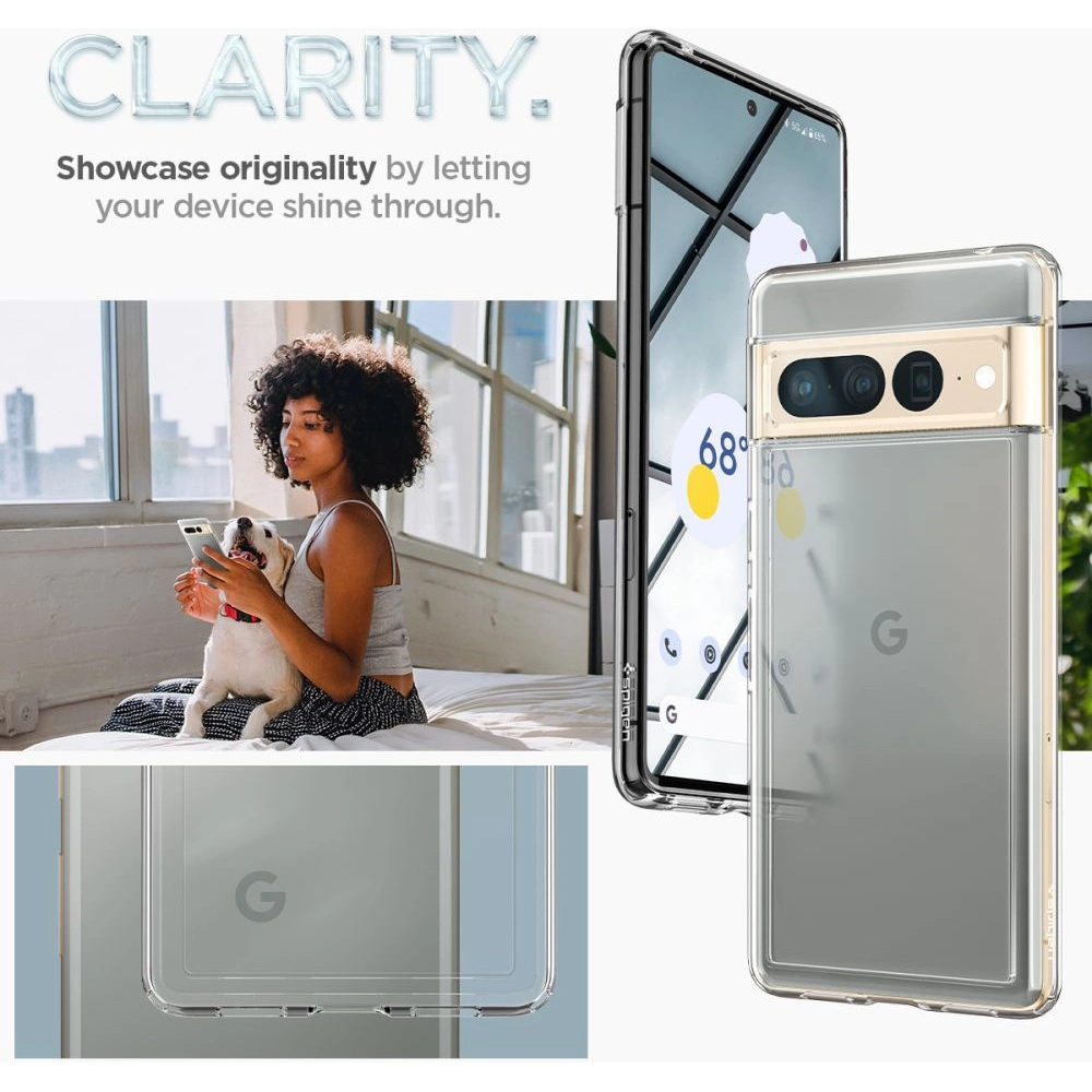 Etui Spigen Ultra Hybrid Google Pixel 7 Pro Crystal Clear