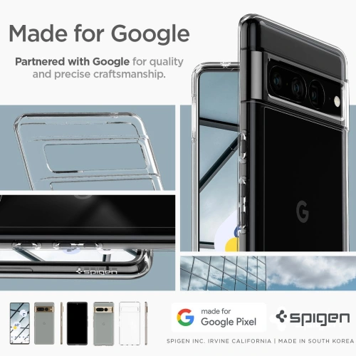 Kup Case Spigen Ultra Hybrid Google Pixel 7 Pro Crystal Clear - SPN2551 - {ean13} - Sklep Home Screen