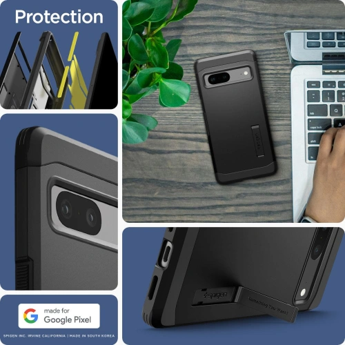 Buy Spigen Tough Armor Google Pixel 7 Black - SPN2552 - {ean13} - Home Screen Store Europe