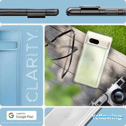Kup Etui Spigen Ultra Hybrid Google Pixel 7 Crystal Clear - SPN2553 - {ean13} - Sklep Home Screen