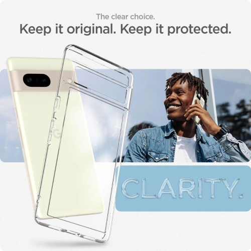 Kup Case Spigen Ultra Hybrid Google Pixel 7 Kristallklar - SPN2553 - {ean13} - Sklep Home Screen