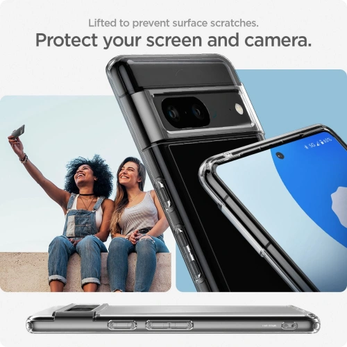 Kup Case Spigen Ultra Hybrid Google Pixel 7 Kristallklar - SPN2553 - {ean13} - Sklep Home Screen
