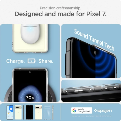 Kup Etui Spigen Ultra Hybrid Google Pixel 7 Crystal Clear - SPN2553 - {ean13} - Sklep Home Screen