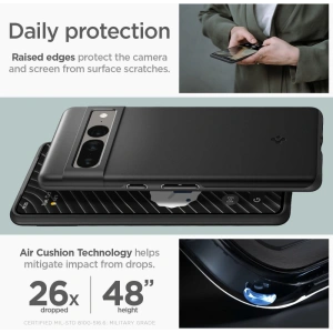 Buy Spigen Thin Fit Google Pixel 7 Pro Black - SPN2554 - {ean13} - Home Screen Store Europe