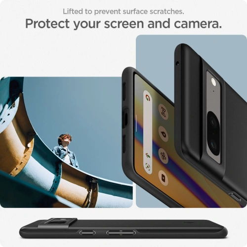 Buy Spigen Thin Fit Google Pixel 7 Black - SPN2555 - {ean13} - Home Screen Store Europe