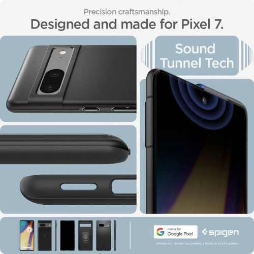 Kup Etui Spigen Thin Fit Google Pixel 7 Negru - SPN2555 - {ean13} - Sklep Home Screen