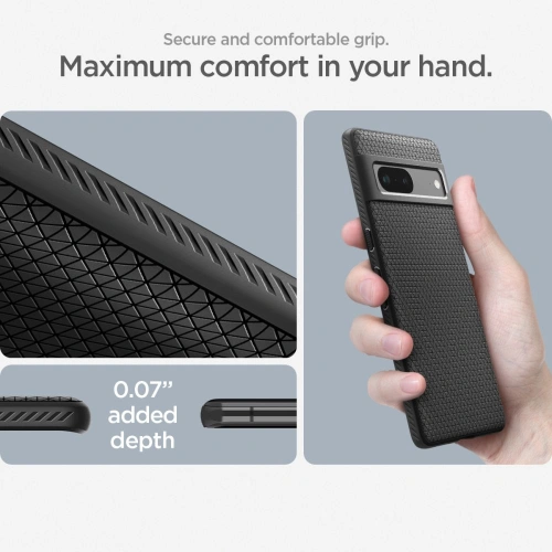 Kup Etui Spigen Liquid Air Google Pixel 7 Matná černá - SPN2556 - {ean13} - Sklep Home Screen