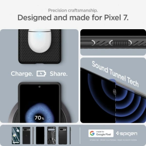 Kup Etui Spigen Liquid Air Google Pixel 7 Matná černá - SPN2556 - {ean13} - Sklep Home Screen