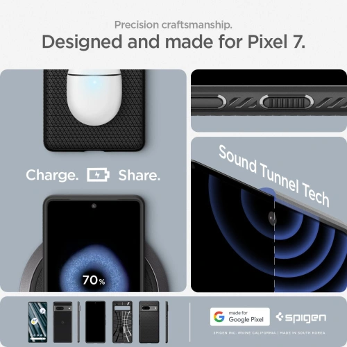 Kup Etui Spigen Liquid Air Google Pixel 7 Negru Mat - SPN2556 - {ean13} - Sklep Home Screen