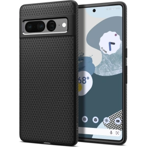 Kup Case Spigen Liquid Air Google Pixel 7 Pro Matt Schwarz - SPN2557 - {ean13} - Sklep Home Screen