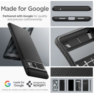 Kup Etui Spigen Liquid Air Google Pixel 7 Pro Matt Fekete - SPN2557 - {ean13} - Sklep Home Screen
