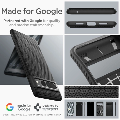 Kup Etui Spigen Liquid Air Google Pixel 7 Pro Matt Fekete - SPN2557 - {ean13} - Sklep Home Screen