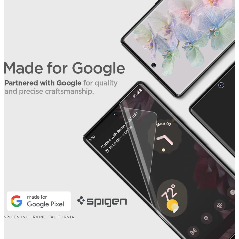 Folia Spigen Neo Flex Google Pixel 7 Pro Clear [2 PACK]