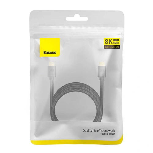 Buy Baseus High Definition HDMI-HDMI Cable 5m, 8K (black) - BSU3626 - {ean13} - Home Screen Store Europe