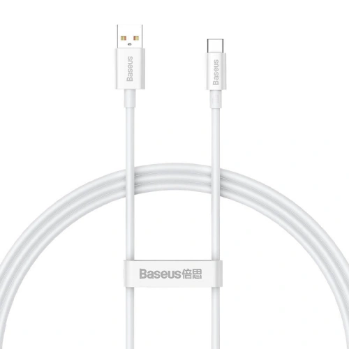 Kup Cablul USB la USB-C Baseus Superior Series, 100W, 1m (alb) - BSU3628 - {ean13} - Sklep Home Screen