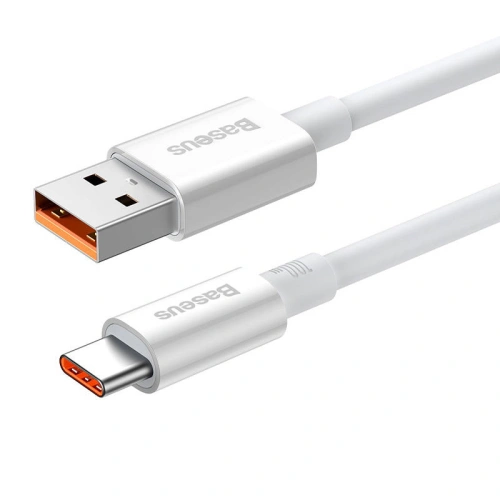 Kup Cablul USB la USB-C Baseus Superior Series, 100W, 1m (alb) - BSU3628 - {ean13} - Sklep Home Screen