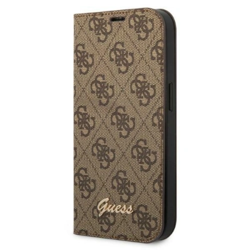 Kup Etui Guess GUBKP14LHG4SHW Apple iPhone 14 Pro brązowy/brown book 4G Vintage Gold Logo - GUE2187 - {ean13} - Sklep Home Screen