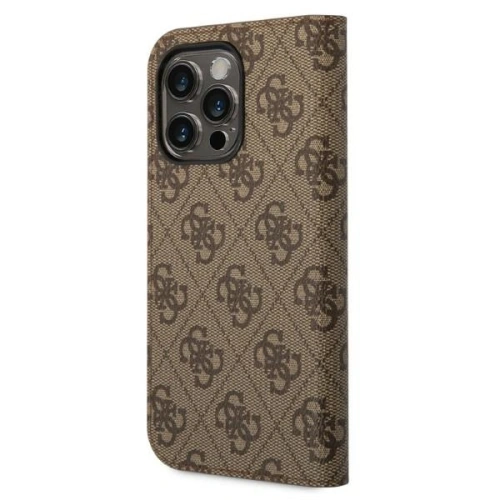 Kup Etui Guess GUBKP14LHG4SHW Apple iPhone 14 Pro hnědý/brown book 4G Vintage Gold Logo - GUE2187 - {ean13} - Sklep Home Screen