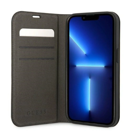Kup Etui Guess GUBKP14MHG4SHK Apple iPhone 14 Plus / 15 Plus negru/black book 4G Vintage Gold Logo - GUE2188 - {ean13} - Sklep Home Screen