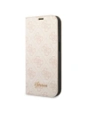 Guess GUBKP14MHG4SHP Apple iPhone 14 Plus / 15 Plus pink book 4G Vintage Gold Logo