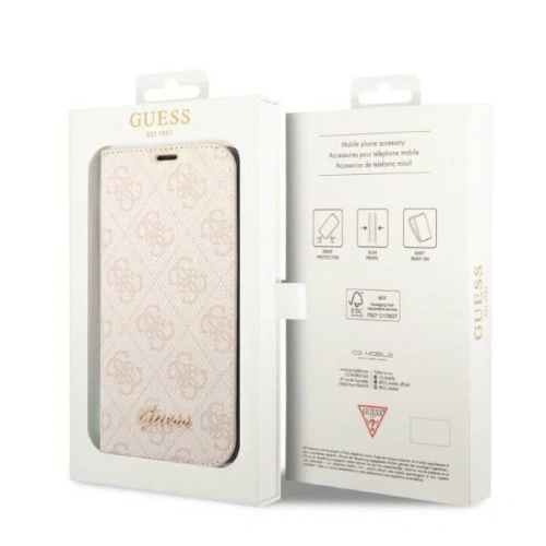 Kup Etui Guess GUBKP14MHG4SHP Apple iPhone 14 Plus / 15 Plus roz Pink / 4G Vintage Gold Logo - GUE2189 - {ean13} - Sklep Home Screen